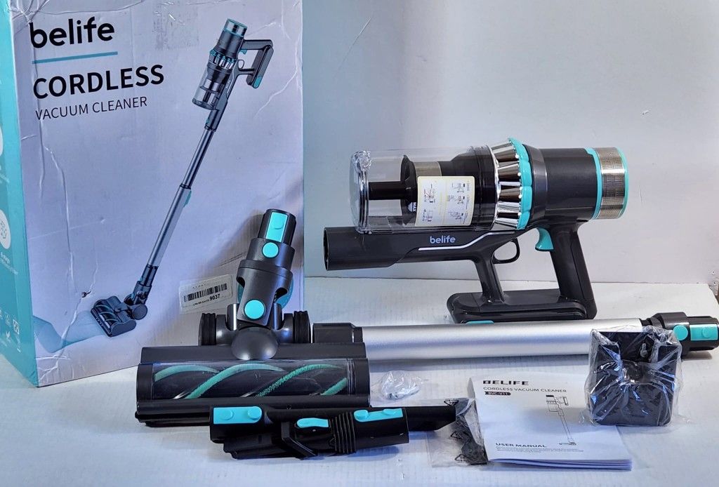 Belife Cordless Cleaner, 25Kpa Suction Stick , 40mins Runtime, 380W#561