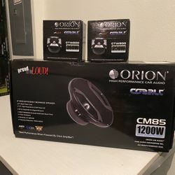 COMBO CAR AUDIO SPEAKER MIDS AND TWESTER 1.75  ORION