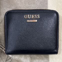 Small Black Guess Wallet