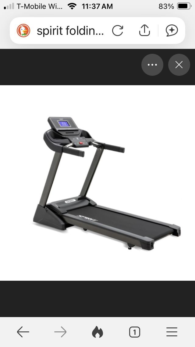 Spirit XT 185 Folding Treadmill