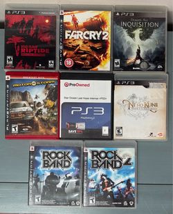Ps3 PlayStation Games just $8 each