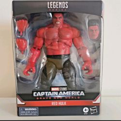 Marvel Legends Red Hulk Action Figure New