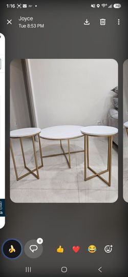 2-piece coffee table and end table set
