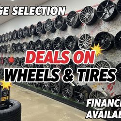 🚨 SALE! SALE! SALE! 🚨 TIRES & WHEELS 📲 Text Me Your Size Now 💳 Easy Financing Available