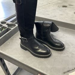 NEW WOMENS HOCKWELL MOTORCYCLE BOOT, SIZE 9