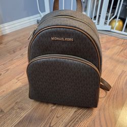 Michael Kors LG Brown Backpack