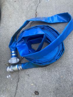 2.5-IN lay flat discharge hose with male /female brand new cam lock