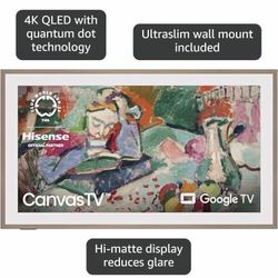 Hisense 55” Class Oled 4K S7N UltraSlim CanvasTV (NEW)