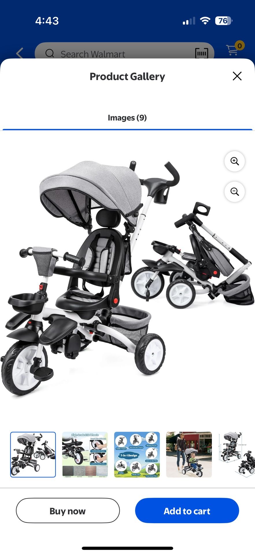 Foldable Baby Tricycle