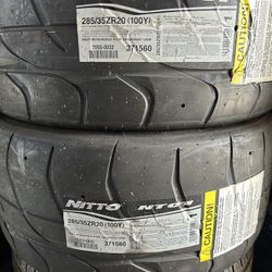 NITTO NT01 RACING TIRES 285/35/20 IN STOCK- FINANCING AVAILABLE