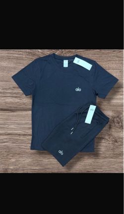 ALO men’s and women’s black short sets