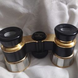 Vintage Bushnell 3x Coated Opera Glass With Mother Of Pearl Made in Japan
