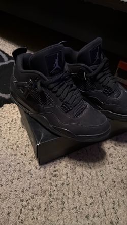 Black cat Jordan 4s 2020