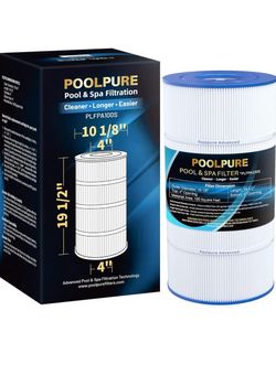 POOLPURE PA100S Pool Filter Replaces Hayward SwimClear C100S, CX100XRE, PA100S, Ultral-D3, 100 sq.ft Filter Cartridge