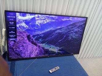 LG 55UJ6300 55-inch 4K Ultra HD Smart LED TV (2017 Model) pre-owned As is it's in good condition and a Universal remote is included...