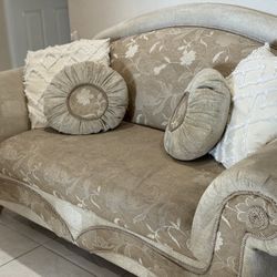 Elegant Beige Sofa Set (4- Piece) – Great Condition