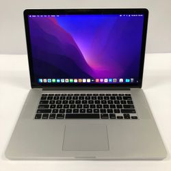 2015 Apple MacBook Pro 15" i7 1.4GHz 16GB RAM 256GB SSD Silver A1398
