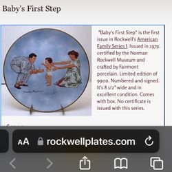 Norman Rockwell American Family Series