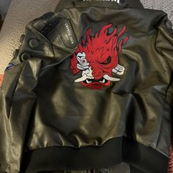 cosplay jacket crystal jock samurai hacker bomber 2077