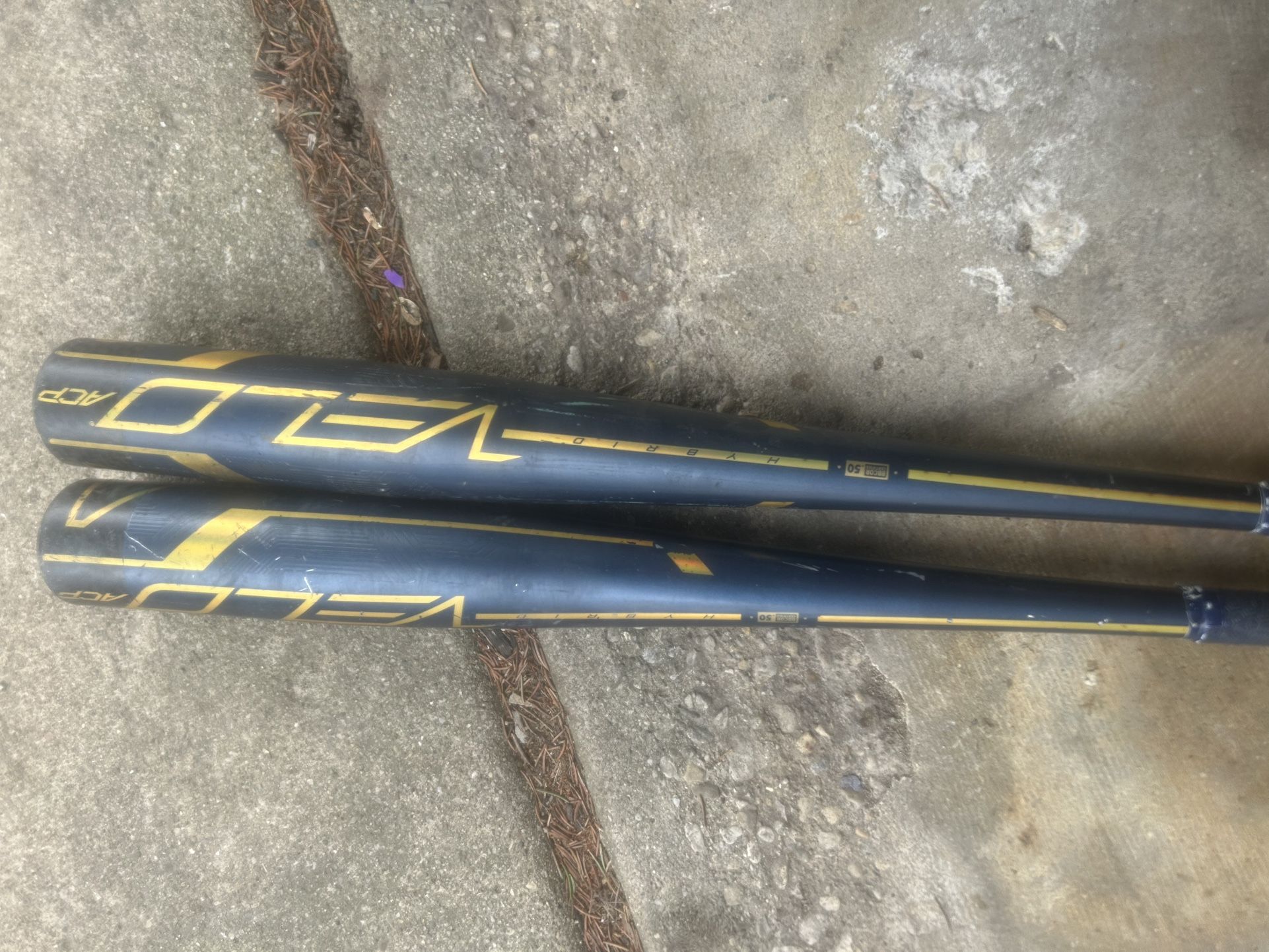 BBCOR Velo Rawlings Bats