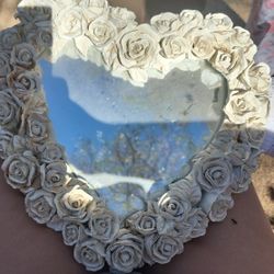 Hand Painted Shabby Chic Mirror
