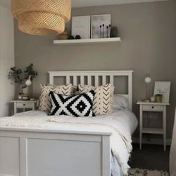 Full Bed Frame And 2 Nightstands 