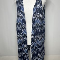 LIZ & ME OPEN CARDIGAN VEST SIZE 2X