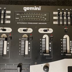 Gemini Pdm14 Stereo Preamp Mixer