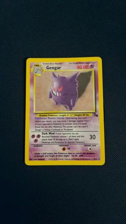 Fossil Gengar holo