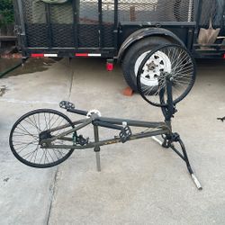 1995 Bestwick pro GT Bike Frame With Rims(NO CHAIR OR TIRES)