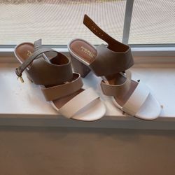 Beige Multi Colored Sanders