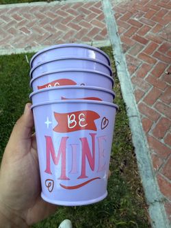 Valentine tin bucket set