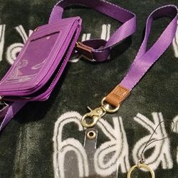 2-in-1  ID Badge Holder & Lanyard wallet holder. $10.