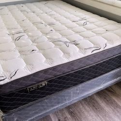 Ck Bamboo Plush Comfort Europillow Top 12inch Mattress 