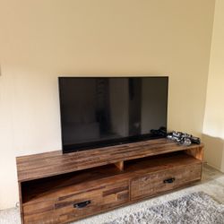 Rustic Wood TV Stand / Entertainment Center 