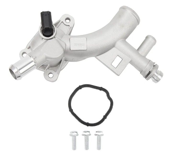 Engine Coolant Thermostat Coolant Water Outlet Housing Water Outlet Thermostat Housing 902 846 Excellent Performance/Fit for 1.4L 2011 To 2016