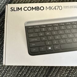 Logitech Slim Combo MK470 Keyboard + Mouse – NEW 