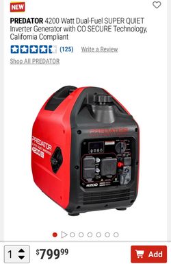 4200 generador predator