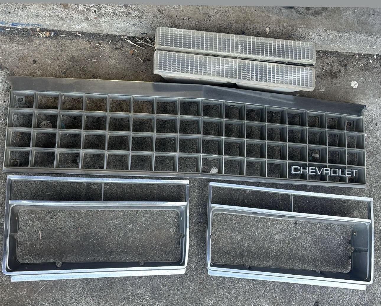 81-88 EL CAMINO GRILLE AND HEADLIGHT BEZELS