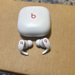 White Fit Pro Beats , Practically New 