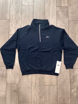 Alo Navy Quarter Zip