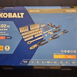 Kobalt 102-Piece Mechanics Tool Set (NEW)