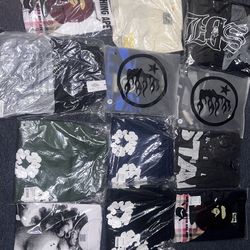 SP5DER,SDL,HELLSTAR,BAPE,DENIM TEARS,ALOC