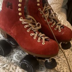 Red Roller skates 