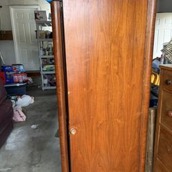 Vintage Cedar Wardrobe 