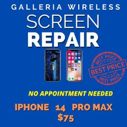Apple iPhone 14 Pro Max LCD Fix $75 @galleriawireless