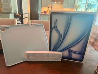 iPad Air 13 inch (M 3) Sky Blue 128GB with Apple Pencil Pro