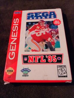 Vintage Sega Football Video Game