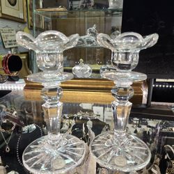 7 1/4" German Candle Holders Set of 2