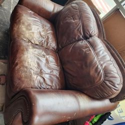 FREE Leather Family Room Set
